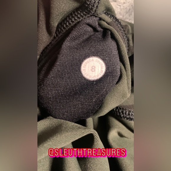 Lululemon Size 8 Wunder Under High-Rise Leggings Luxtreme Incognito Camo Green - Picture 5 of 6